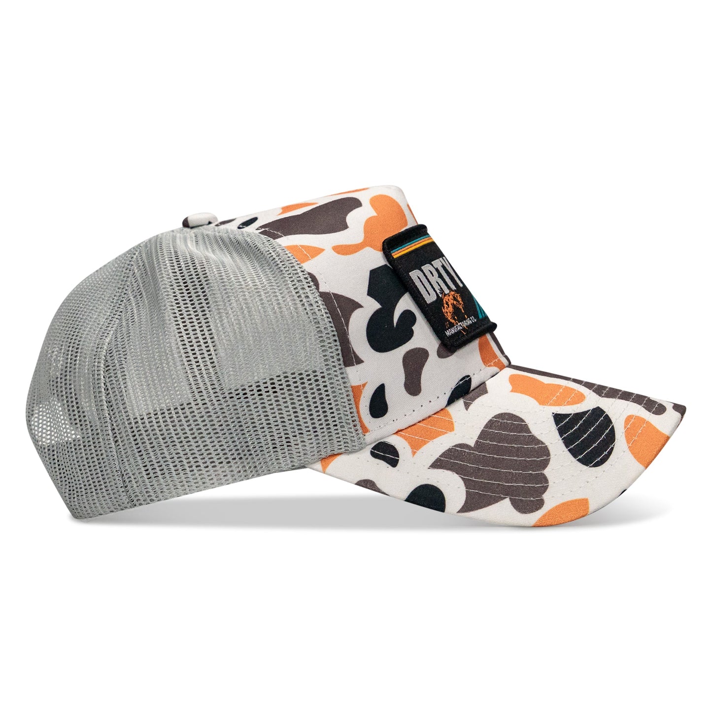 DRTYCWBY Vintage Bronco Five Panel Mesh Snapback Hat