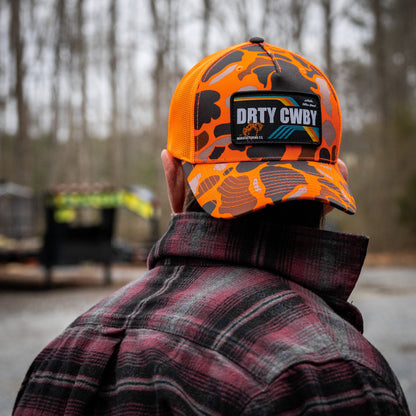 DRTYCWBY Vintage Bronco Patch Snapback Hat
