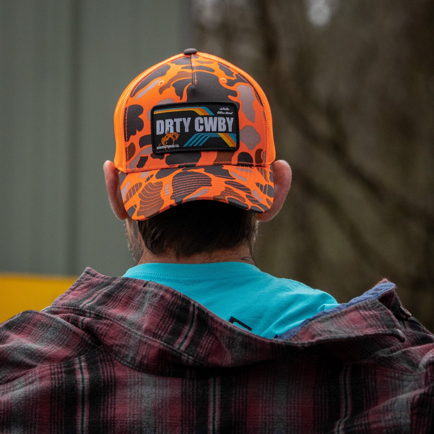 DRTYCWBY Vintage Bronco Patch Snapback Hat