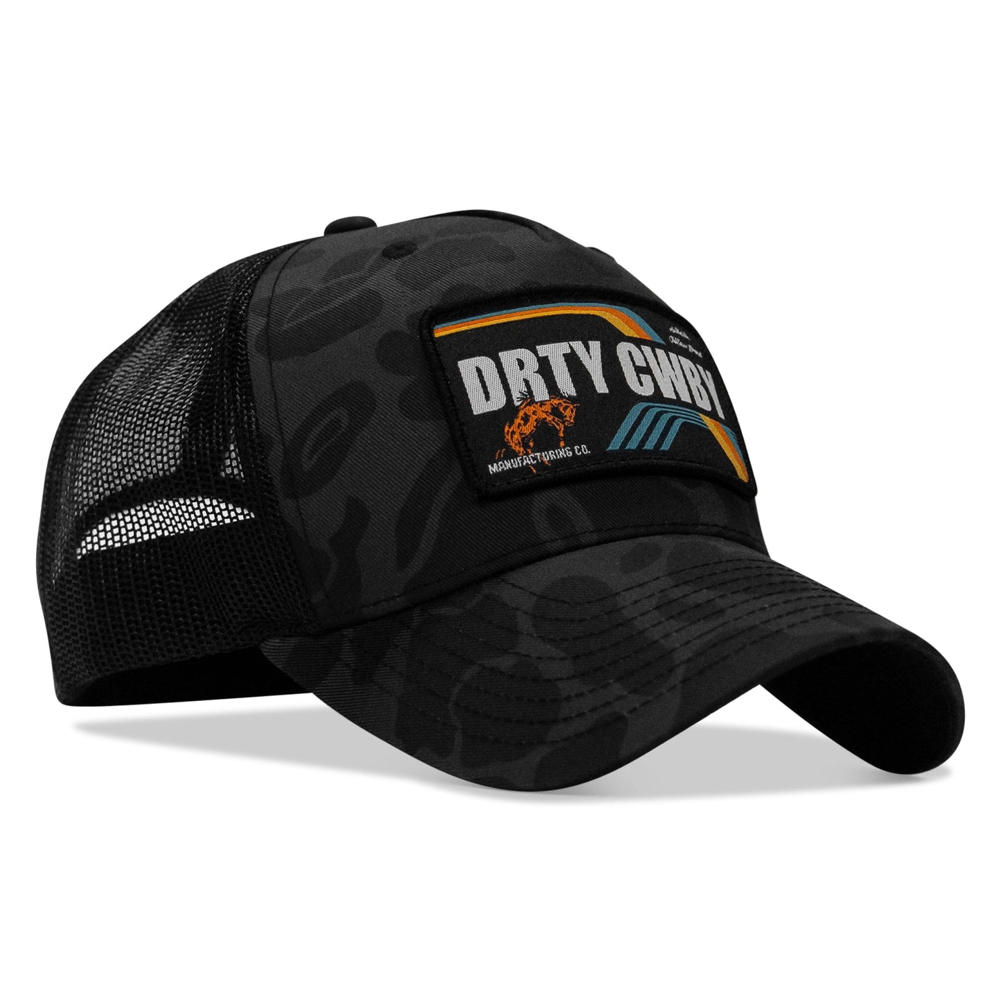 DRTYCWBY Vintage Bronco Patch Snapback Hat