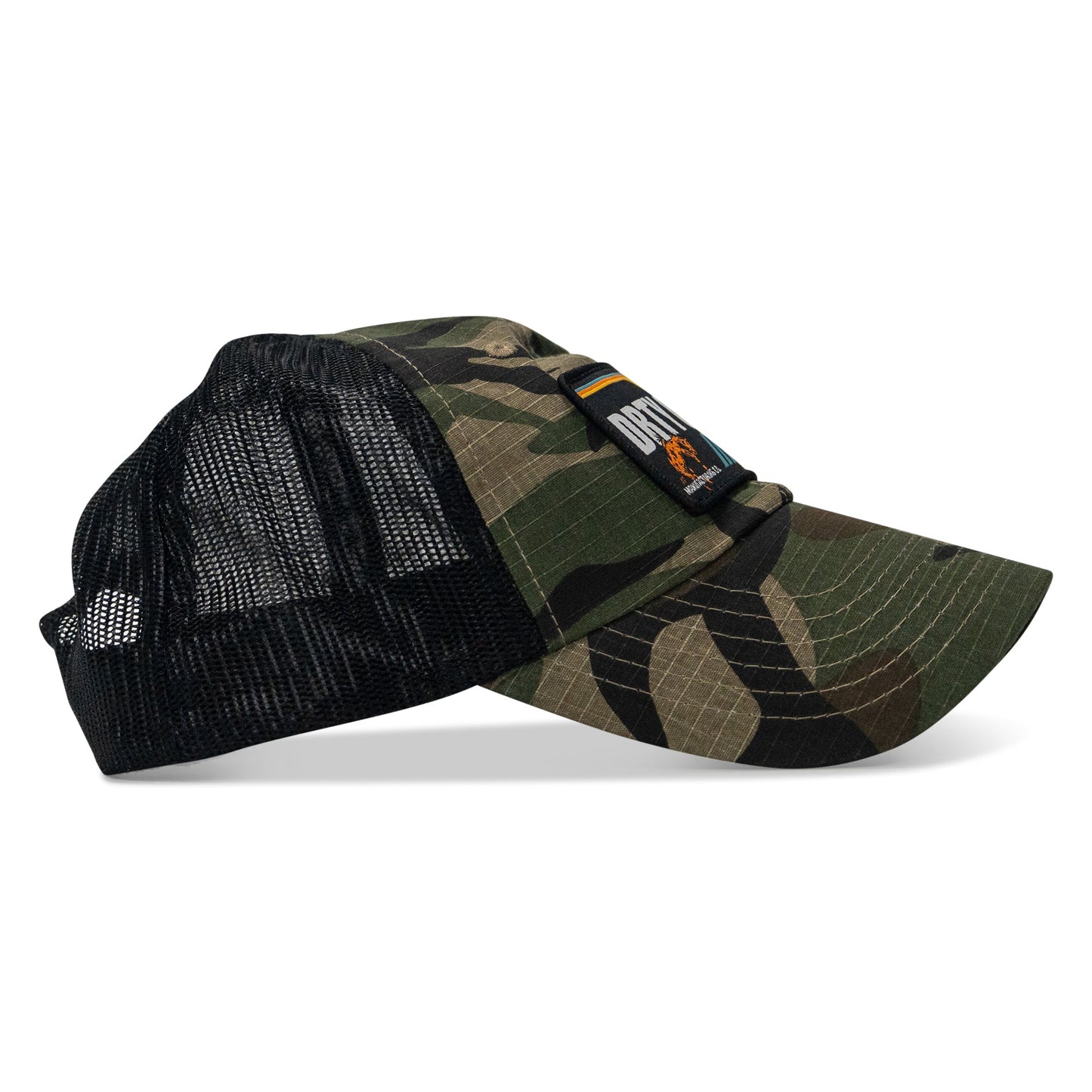 Original Vintage Bronco Patch Tactical Ripstop Mesh Snapback Hat