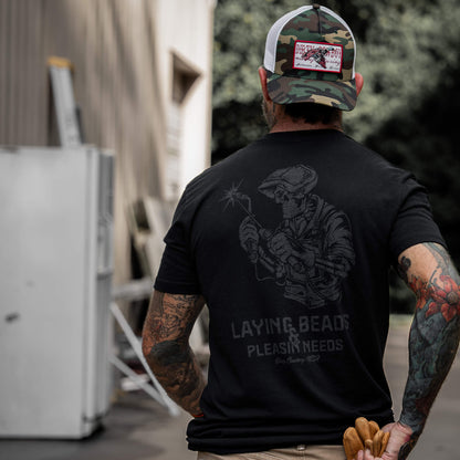 Laying Beads & Pleasin' Needs Mens T-Shirt