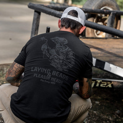 Laying Beads & Pleasin' Needs Mens T-Shirt