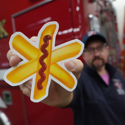 Star of "French Fries" Life Sticker