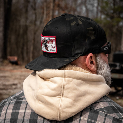 Flying Duck Dirty Cowboy Patch Flatbill Snapback