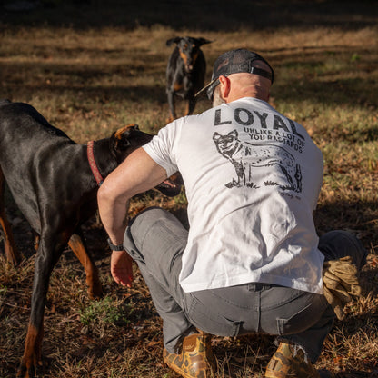 Loyal Unlike A Lot Of You Bastards Dog Men's T-Shirt