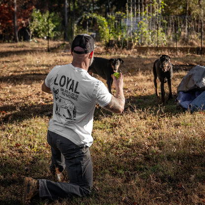 Loyal Unlike A Lot Of You Bastards Dog Men's T-Shirt