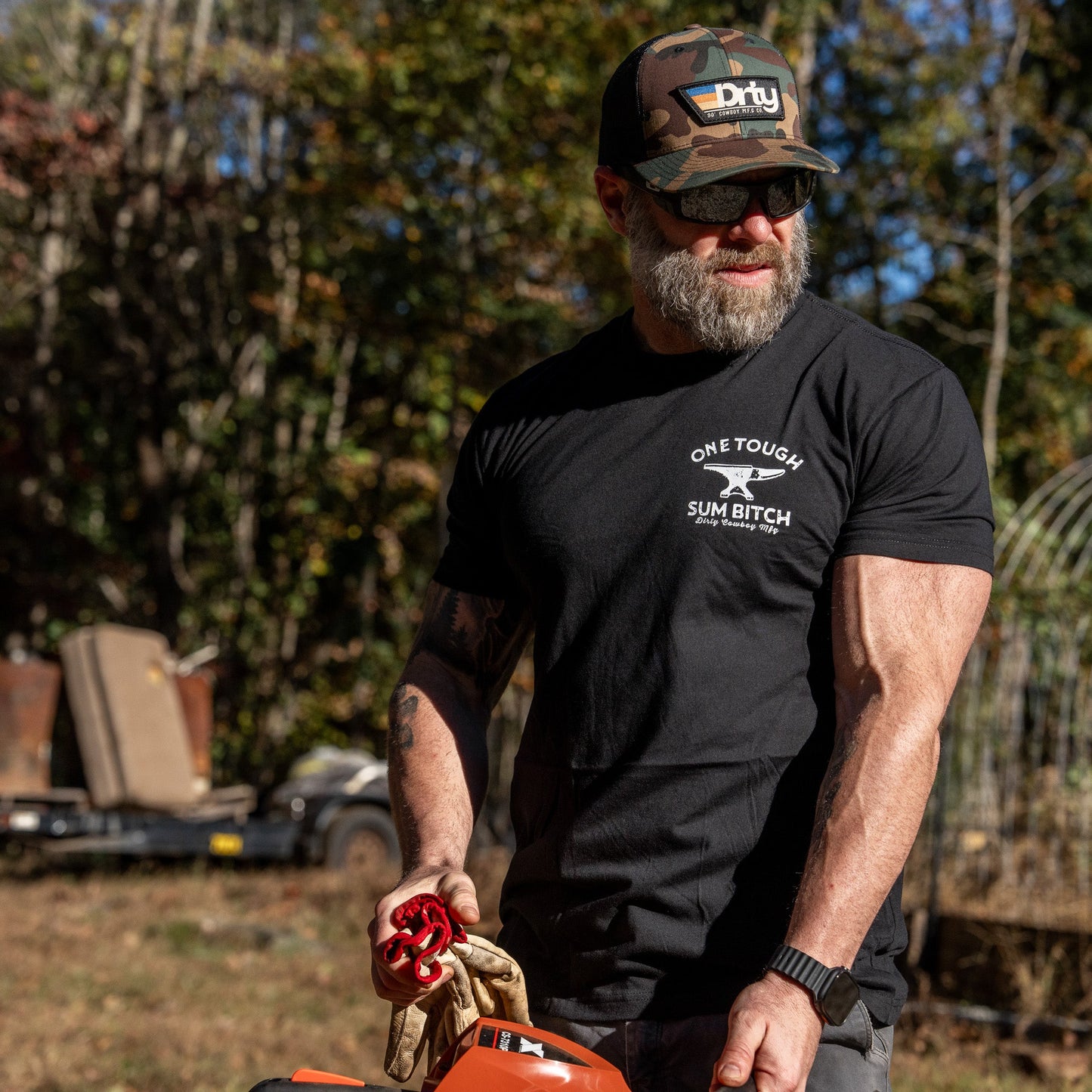 One Tough Sum Anvil Men's T-Shirt
