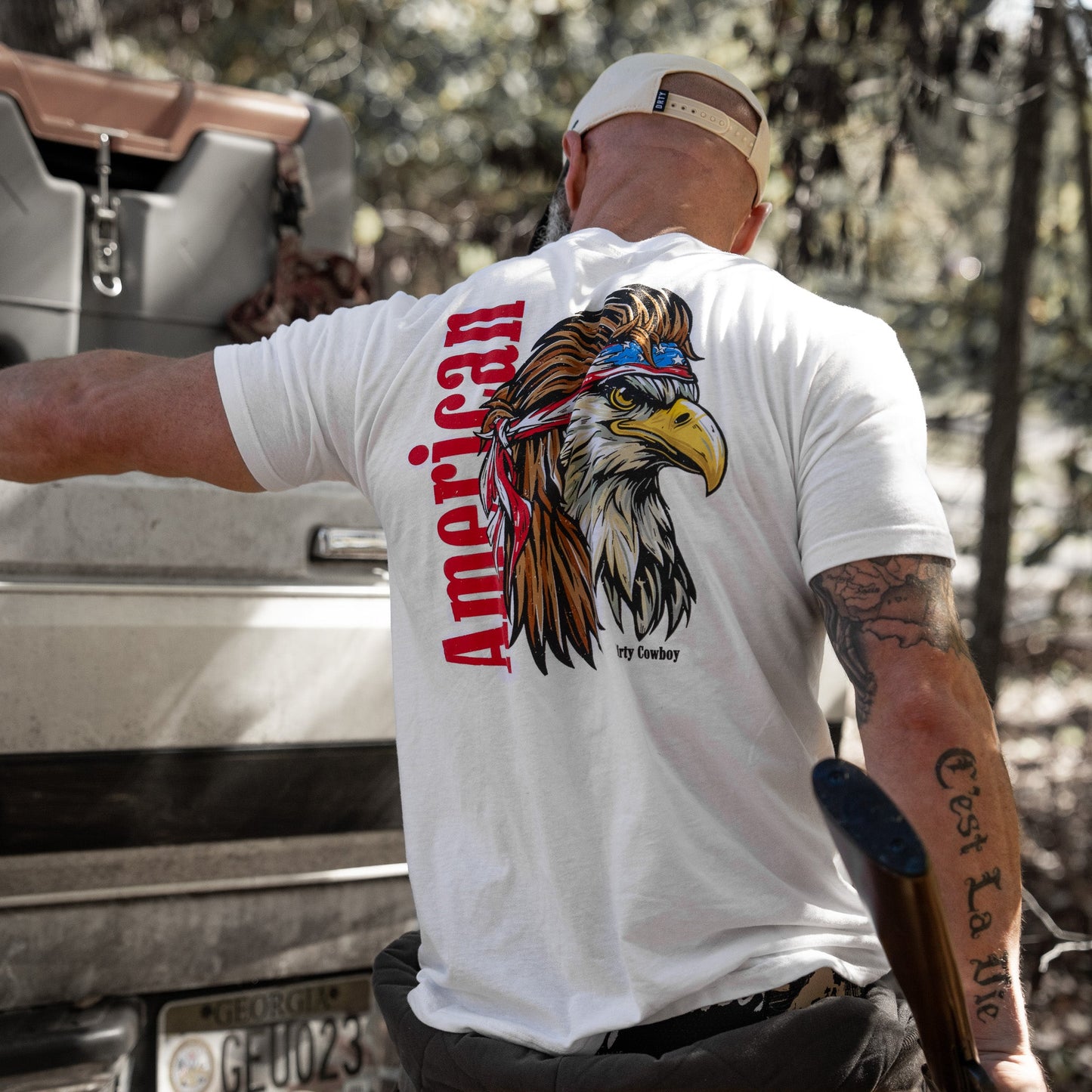 American Eagle Patriotic Men's T-Shirt