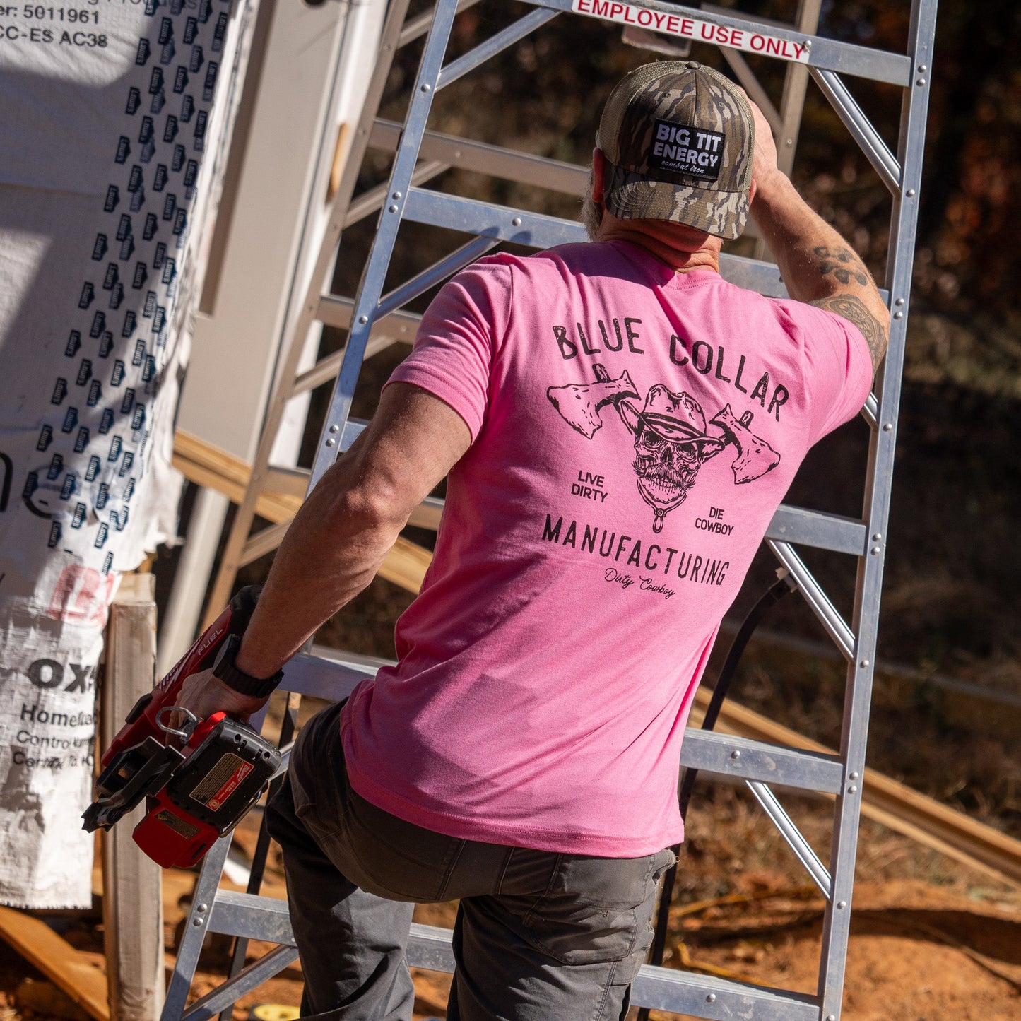 Blue Collar Hatchet Men's T-Shirt