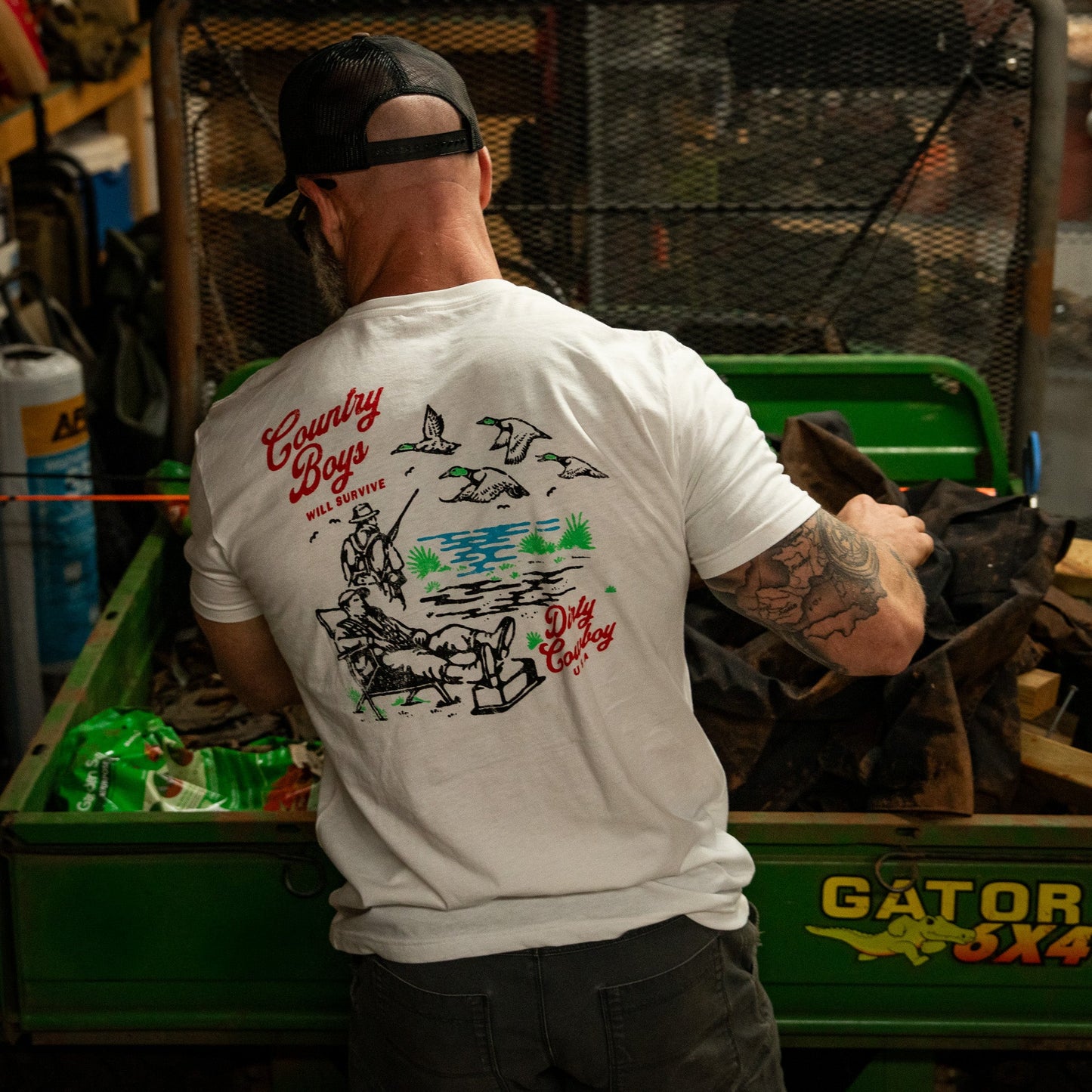 Country Boy's Will Survive Men's T-Shirt