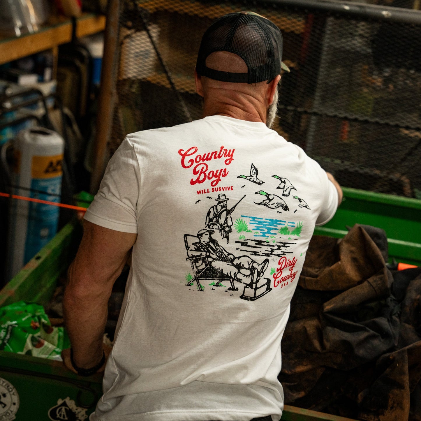 Country Boy's Will Survive Men's T-Shirt