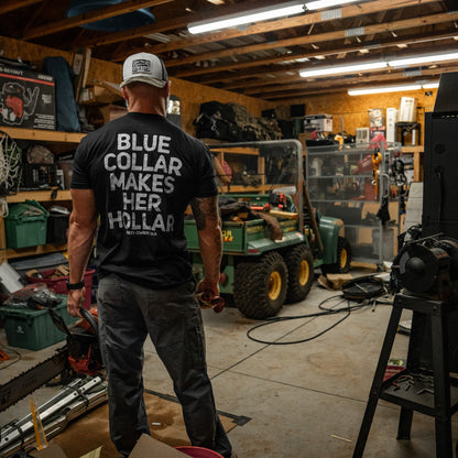 Blue Collar Makes Her Hollar Men's T-Shirt