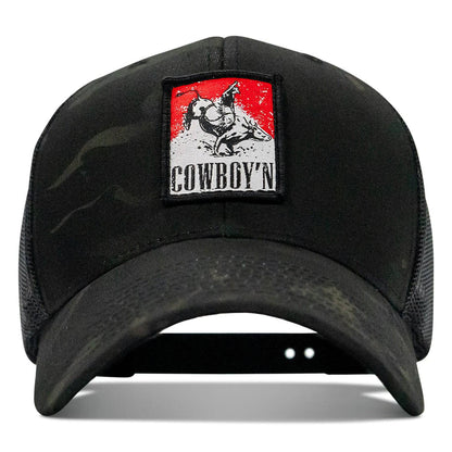 Cowboy'n Patch Mesh Snapback Hat
