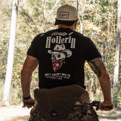 Hootin' And Hollern' Cowboy Skull Men's T-Shirt