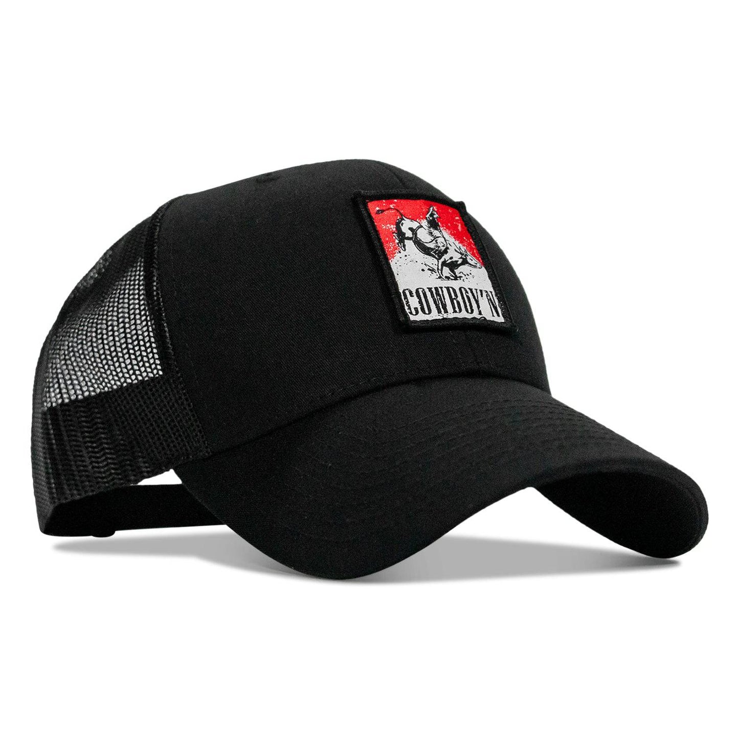 Cowboy'n Patch Mesh Snapback Hat