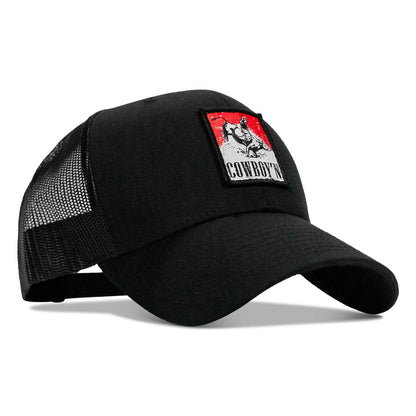 Cowboy'n Patch Mesh Snapback Hat