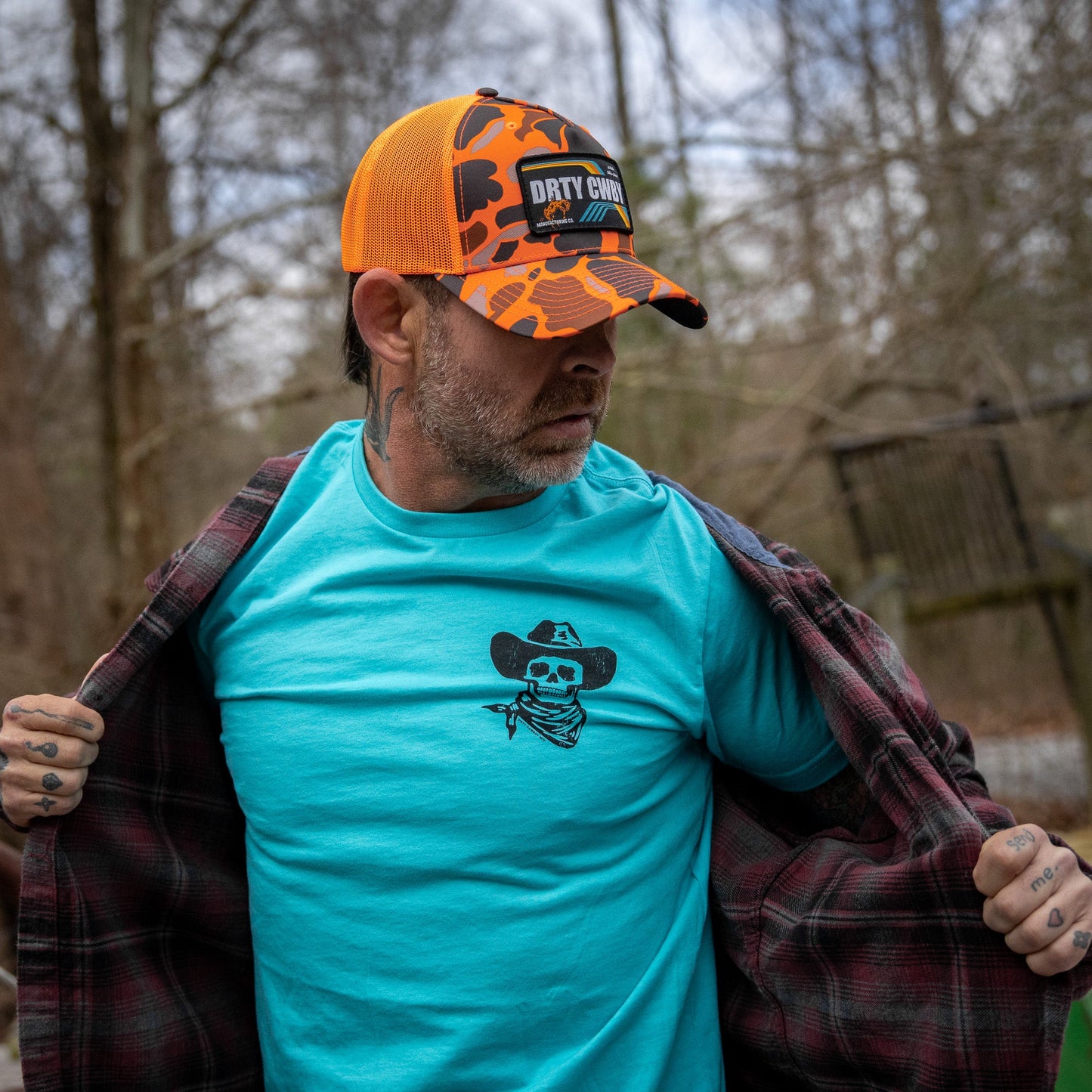 DRTYCWBY Vintage Bronco Patch Snapback Hat