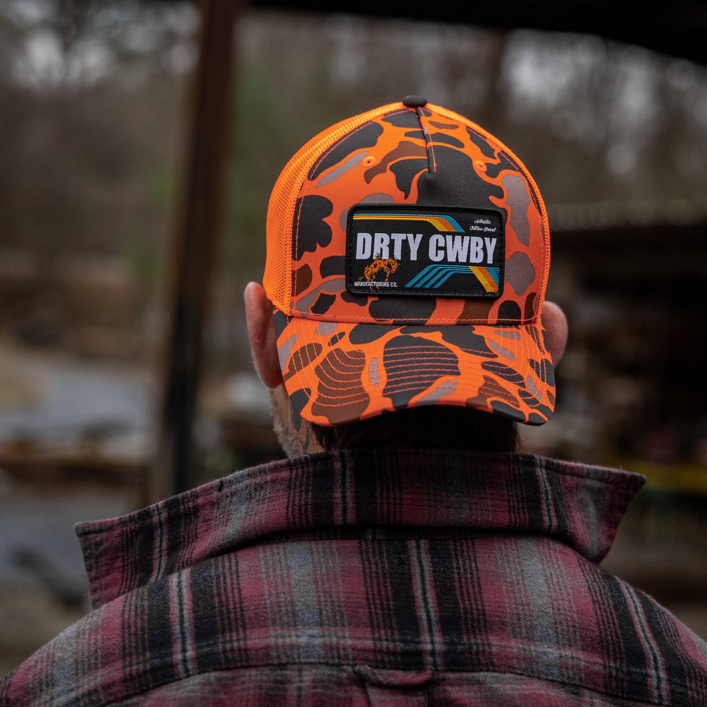 DRTYCWBY Vintage Bronco Patch Snapback Hat