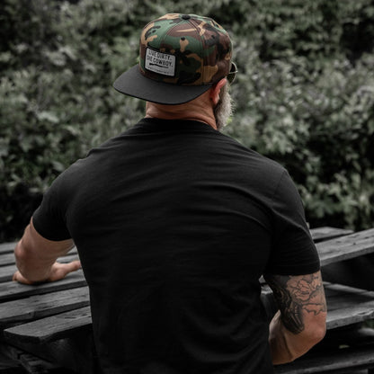 Live Dirty. Die Cowboy. Flatbill SnapBack