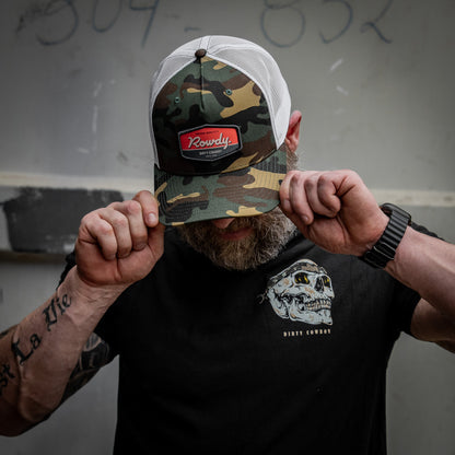 Rowdy. USA Dirty Cowboy Patch SnapBack