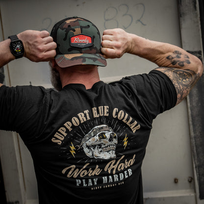 Rowdy. USA Dirty Cowboy Patch SnapBack