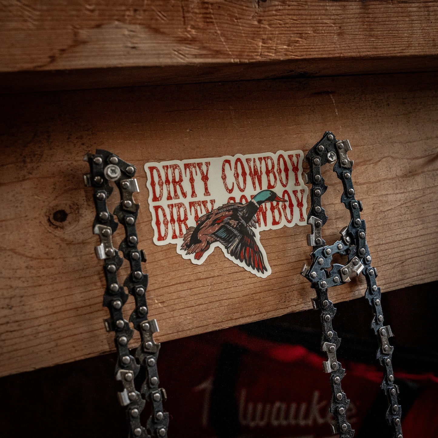 Flying Duck Dirty Cowboy Decal