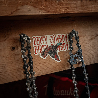 Flying Duck Dirty Cowboy Decal