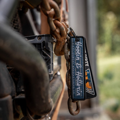 Hootin & Hollerin Flight Tag Keychain