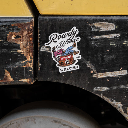 Rowdy Women Welcomed Decal