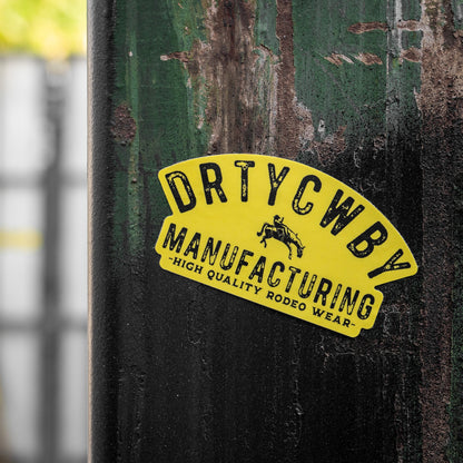 Original DRTYCWBY Manufacturing Decal Sticker