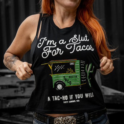Slut For Taco's Women's Crop Tank