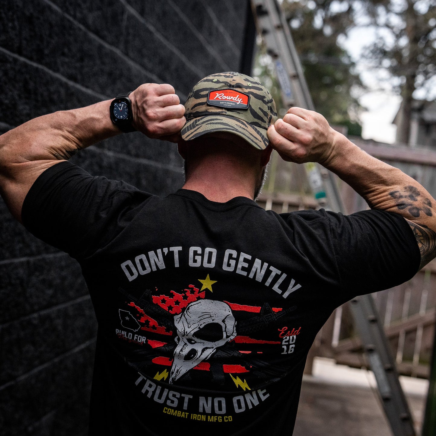 Rowdy Dirty Cowboy Patch Ripstop Tactical Hat