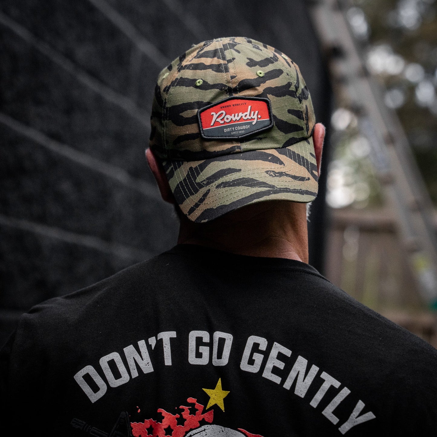 Rowdy Dirty Cowboy Patch Ripstop Tactical Hat