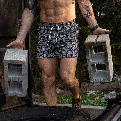 Men’s Double-Layer Mesh Training Shorts — 5" Inseam