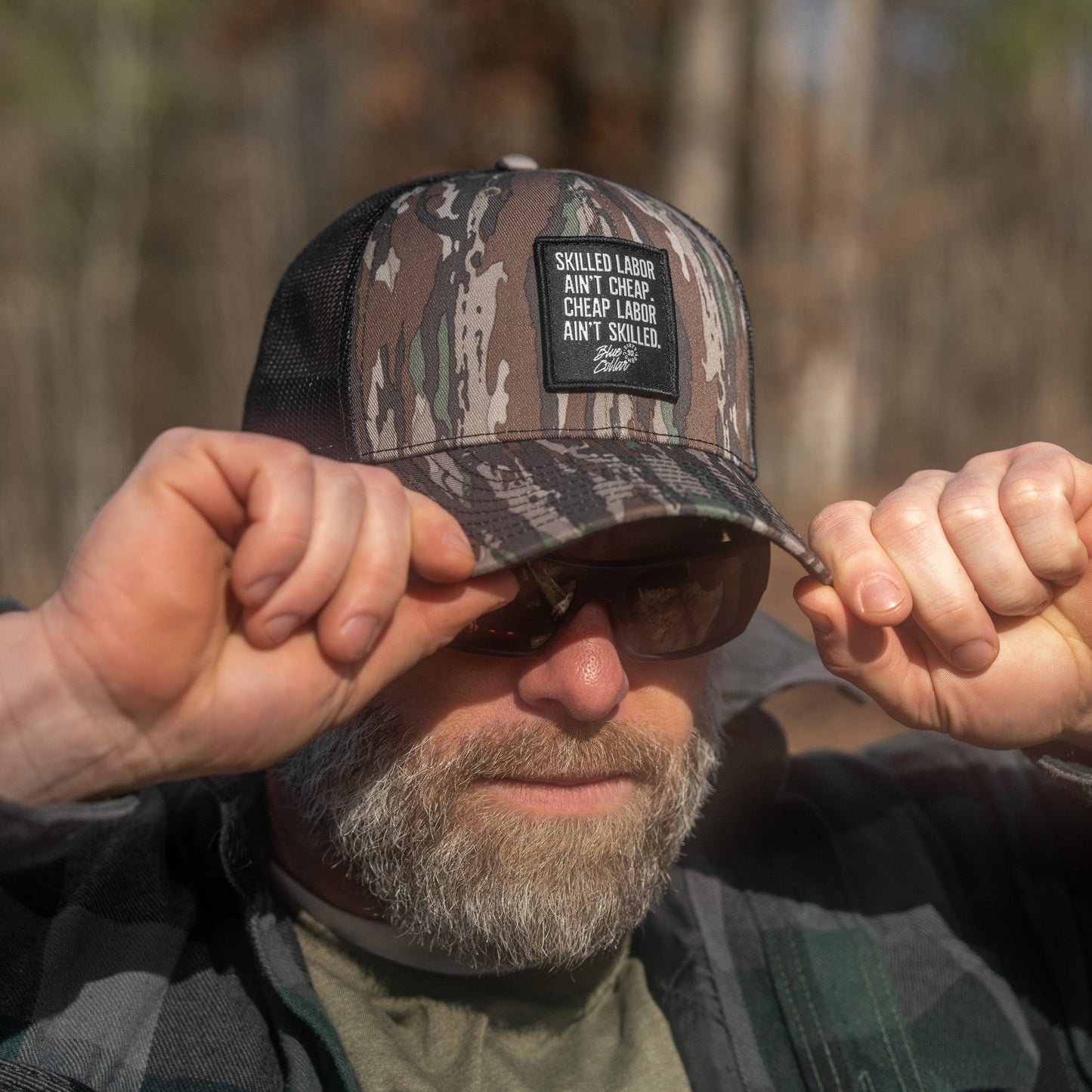 Skilled Labor Ain't Cheap Patch Snapback Hat