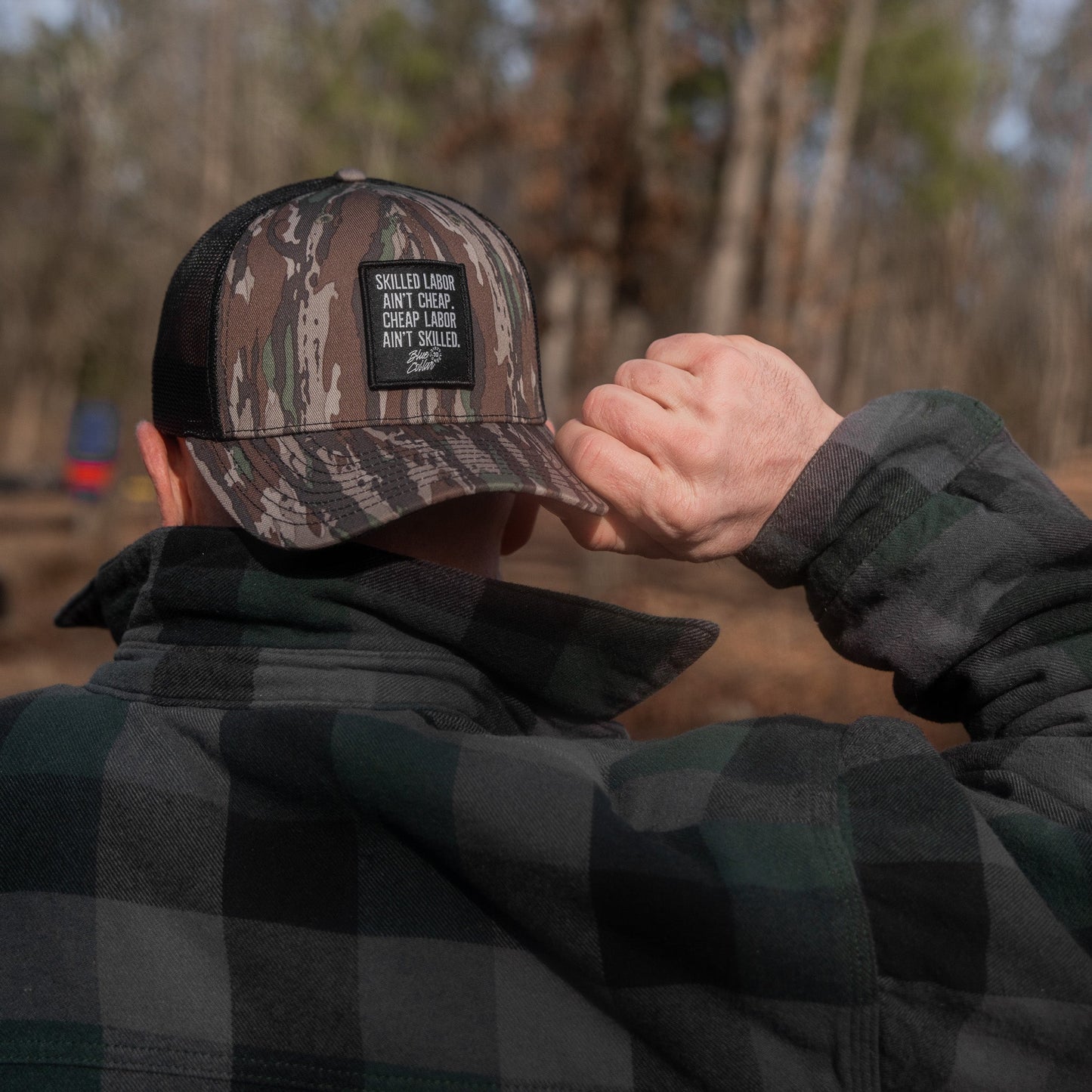 Skilled Labor Ain't Cheap Patch Snapback Hat