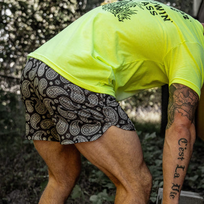 Men’s Double-Layer Mesh Training Shorts — 5" Inseam