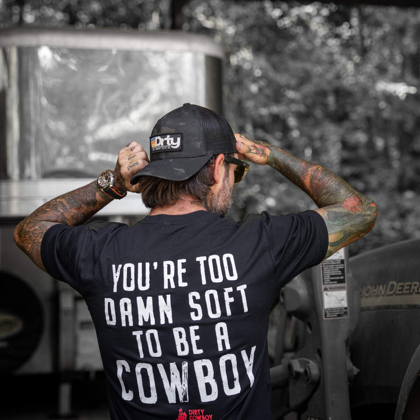 You're Too Damn Soft To Be A Cowboy Men's T-Shirt