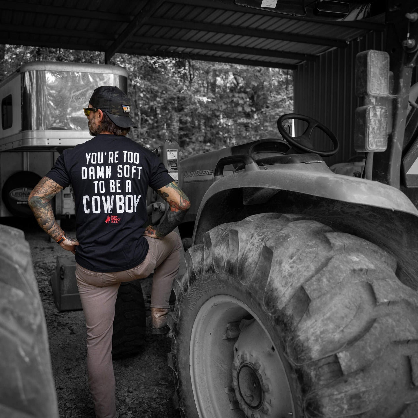You're Too Damn Soft To Be A Cowboy Men's T-Shirt