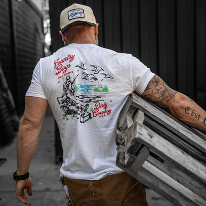 Country Boy's Will Survive Men's T-Shirt
