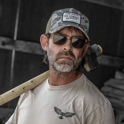 Live Dirty. Die Cowboy. SnapBack Hat