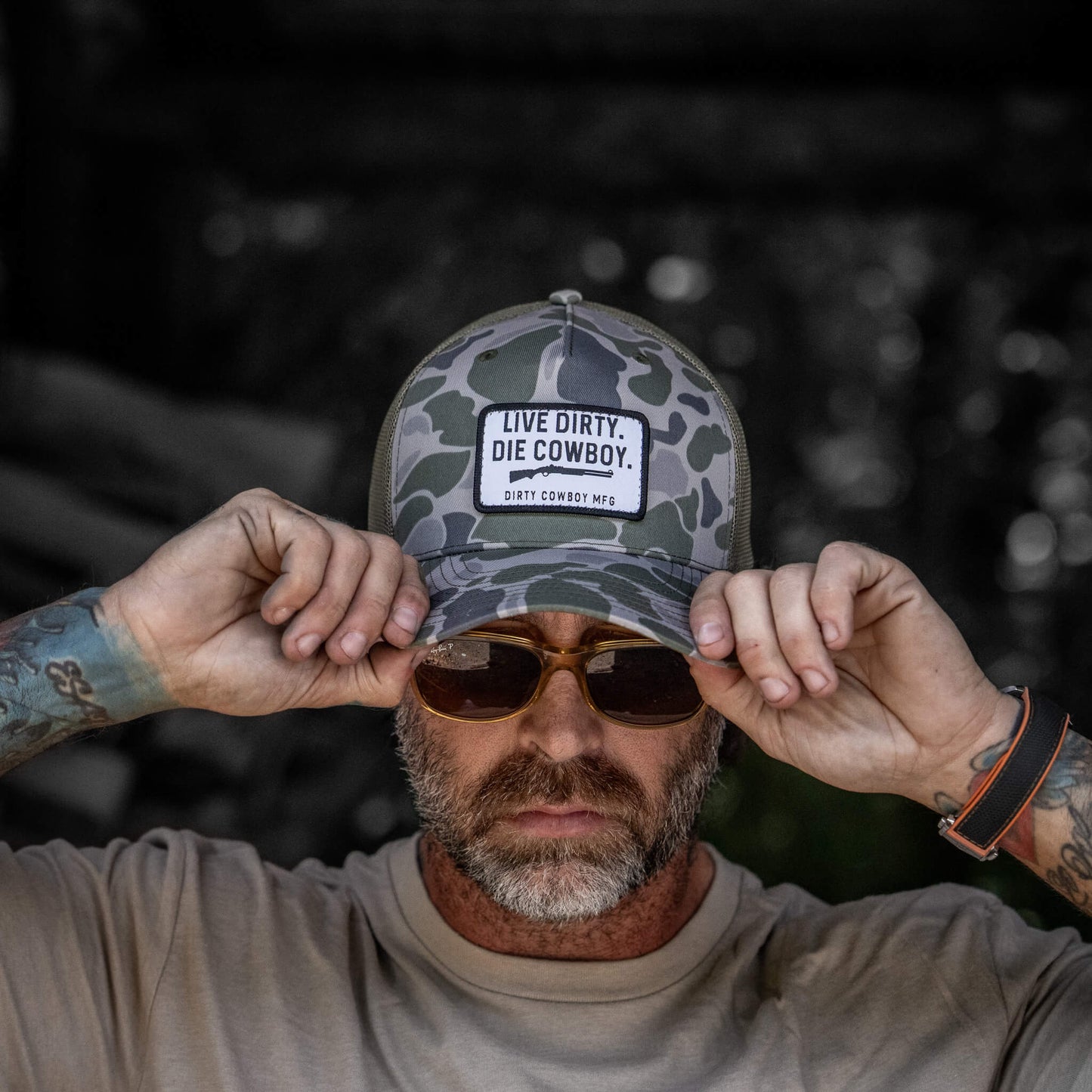 Live Dirty. Die Cowboy. SnapBack Hat