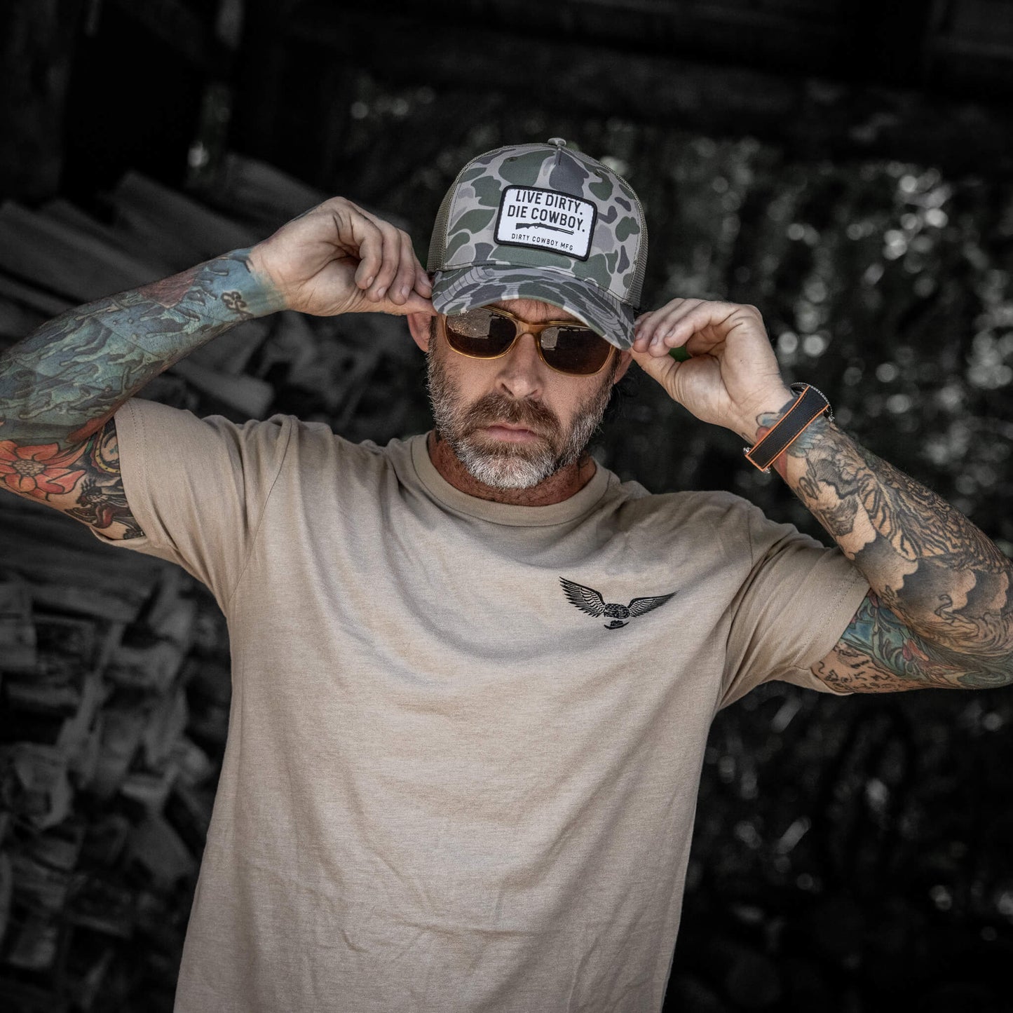 Live Dirty. Die Cowboy. SnapBack Hat