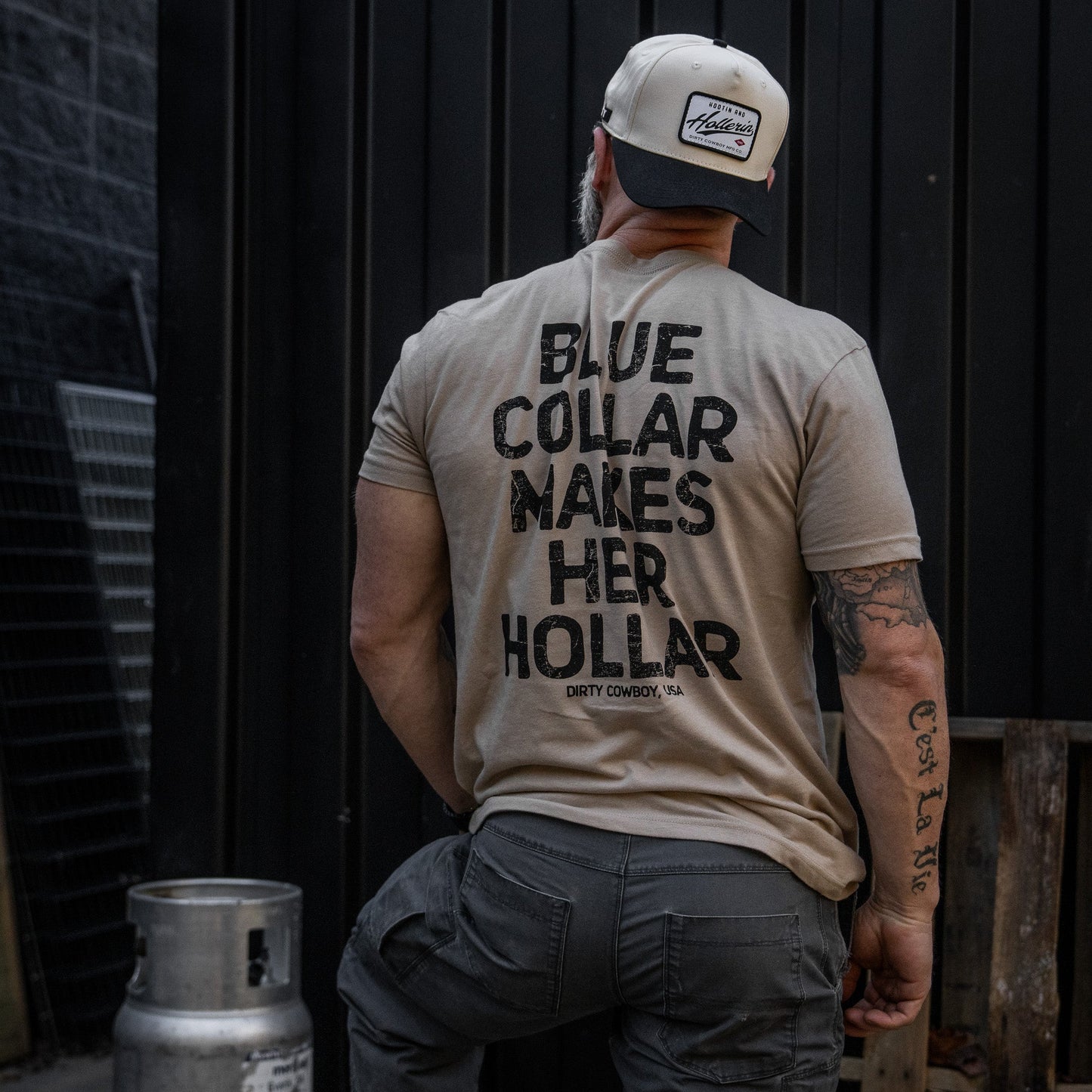 Blue Collar Makes Her Hollar Men's T-Shirt