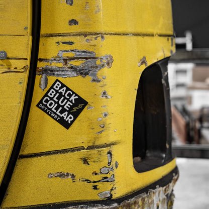 Back Blue Collar Decal