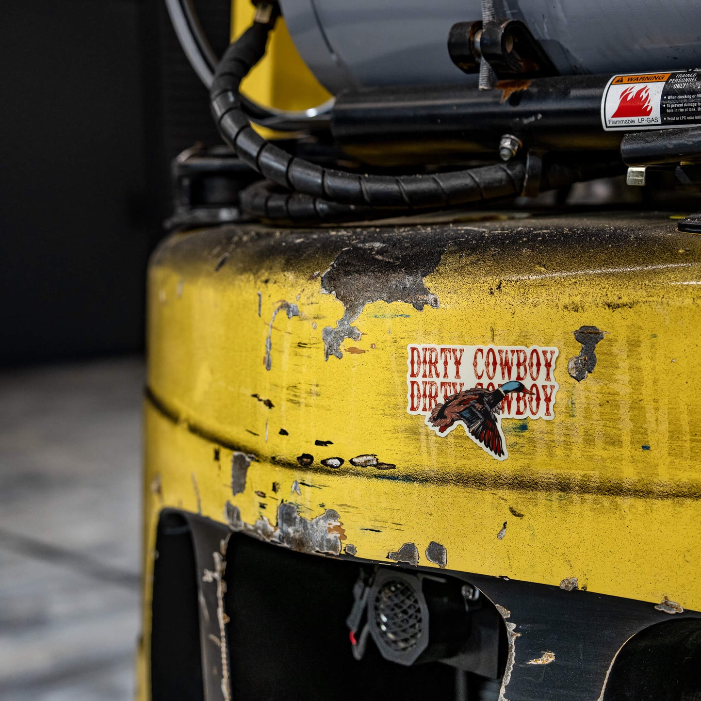 Flying Duck Dirty Cowboy Decal