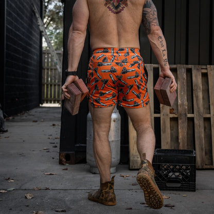 Men’s Double-Layer Mesh Training Shorts — 5" Inseam