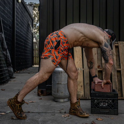 Men’s Double-Layer Mesh Training Shorts — 5" Inseam