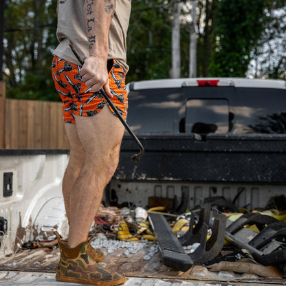 Men’s Double-Layer Mesh Training Shorts — 5" Inseam